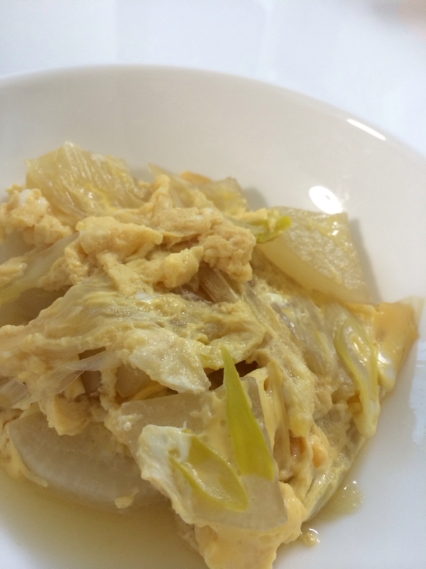 大根のあったか煮物 たまごとじ レシピ 作り方 By Mywayu 楽天レシピ