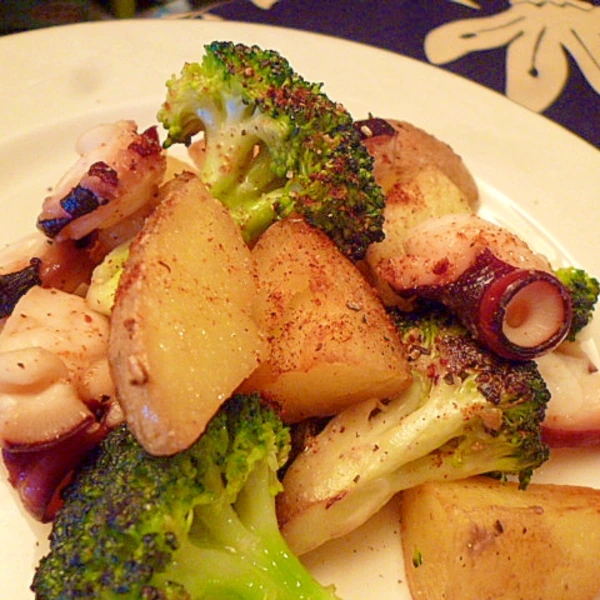 たことじゃがいもとブロッコリーのアンチョビ炒め レシピ 作り方 By fairy tale 楽天レシピ たことじゃがいもとブロッコリーのアンチョビ炒め レシピ 作り方 By fairy tale 楽天レシピ