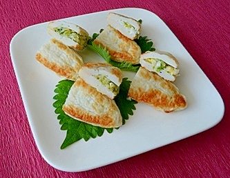 ◇笹かまぼこ◆の漬物アレンジサンド