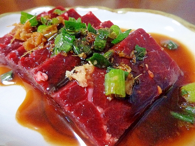 しゃりしゃりむちむちを食べる 鯨の生姜醤油 レシピ 作り方 By Sundisk 楽天レシピ しゃりしゃりむちむちを食べる 鯨の生姜醤油 レシピ 作り方 By Sundisk 楽天レシピ