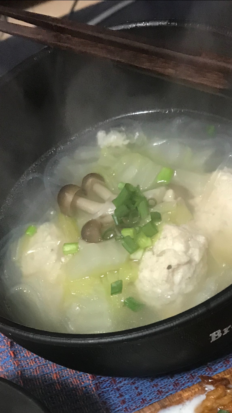 鶏団子スープ