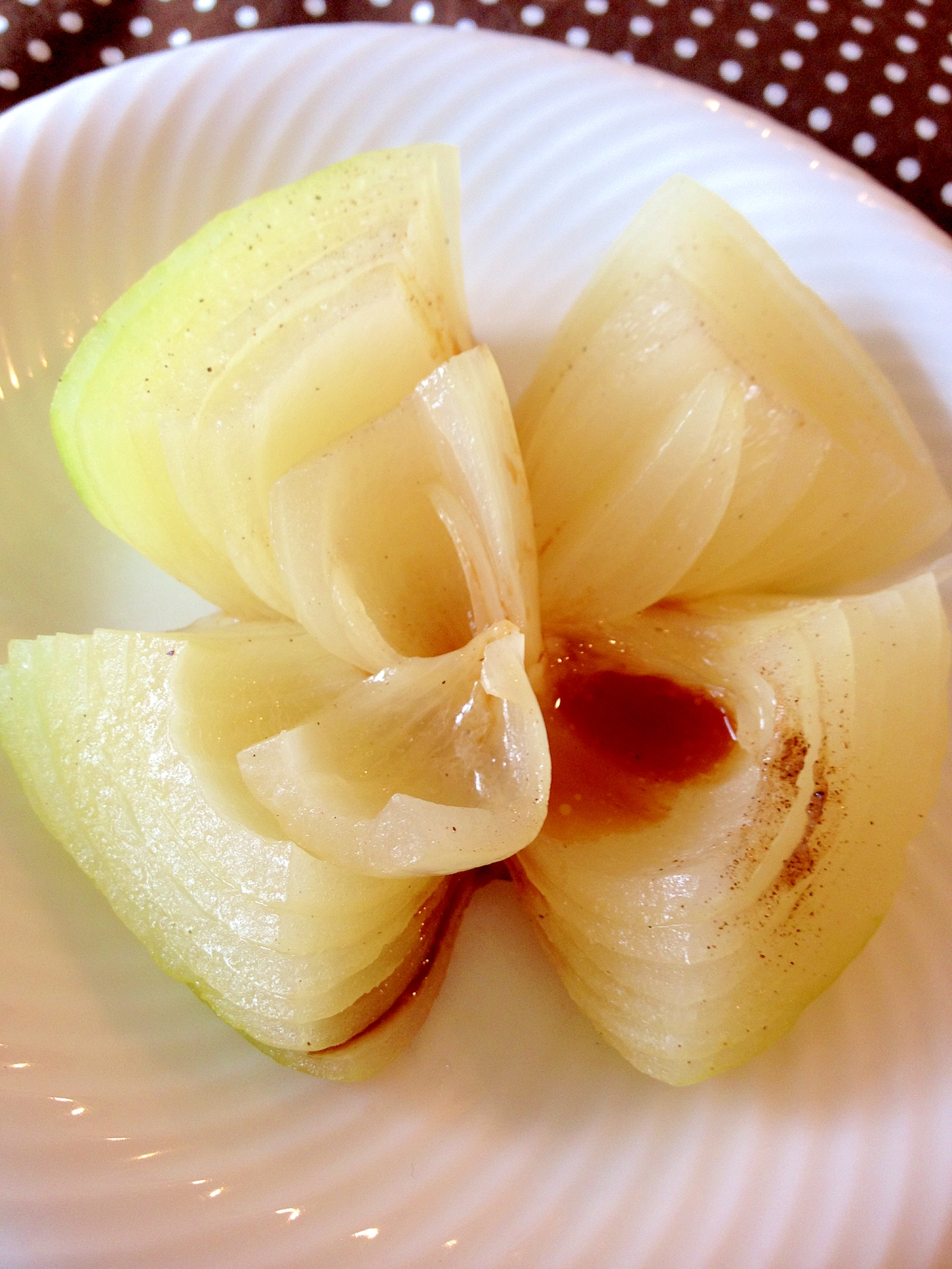 レンジで簡単 玉ねぎのバター醤油 レシピ 作り方 By ななじまる 楽天レシピ