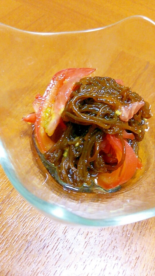 暑い日にピッタリ！トマトもずく酢 レシピ・作り方 by にゃんこすけ321