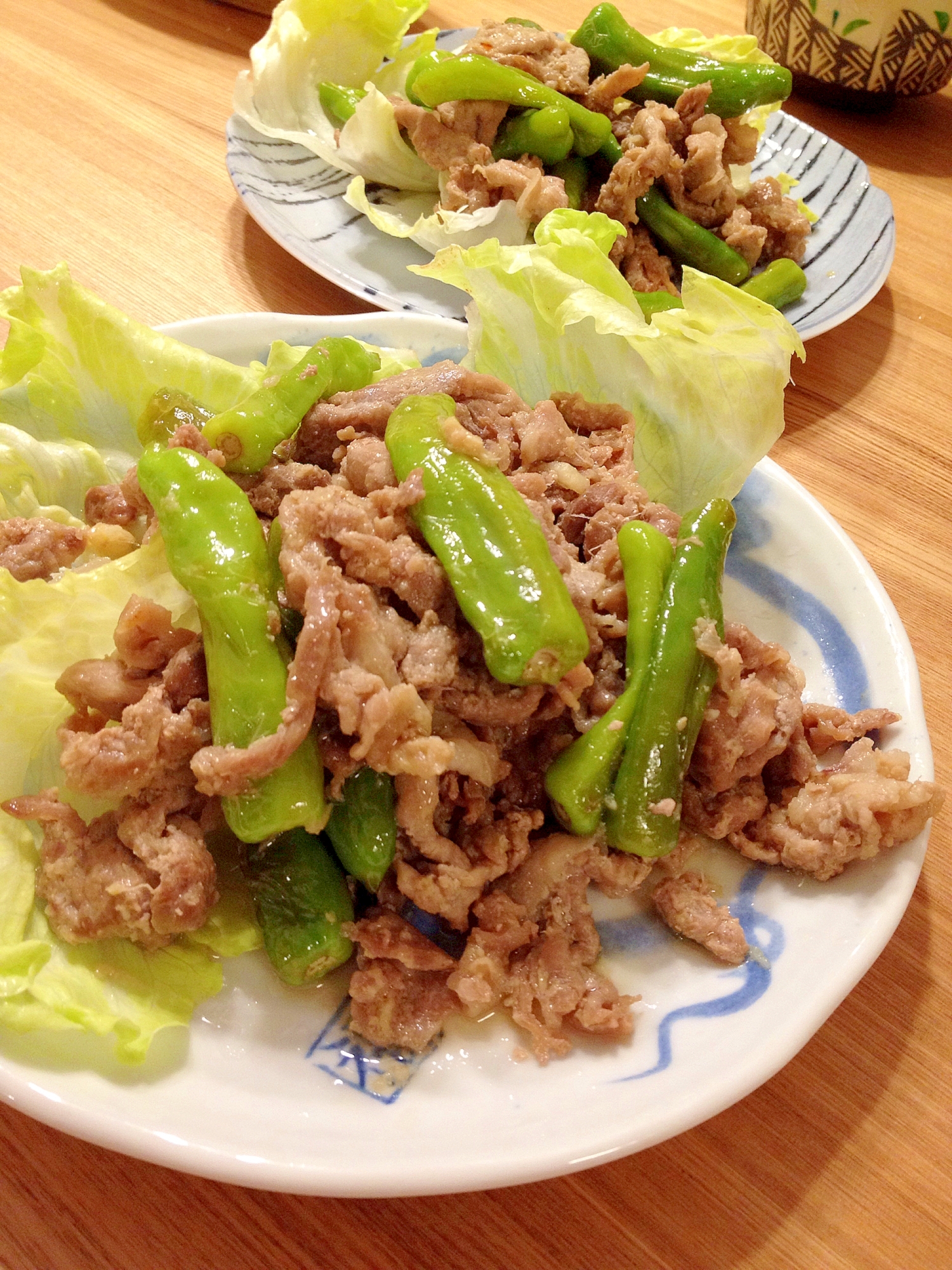 〜豚肉とししとうのこってり炒め〜