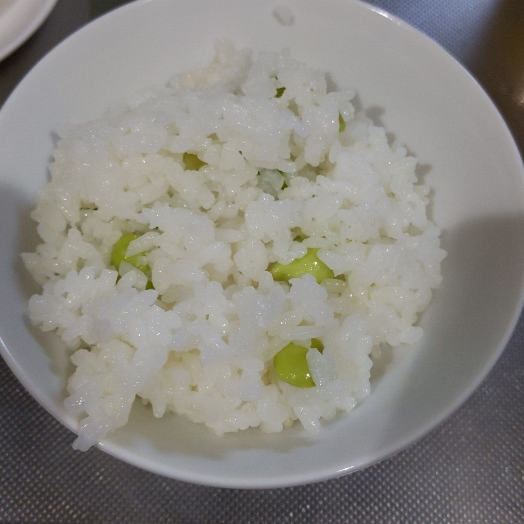 混ぜるだけ!青豆ご飯