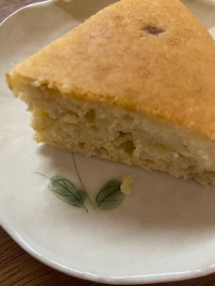 甘さ控えめ☆ホットケーキミックスでバナナケーキ