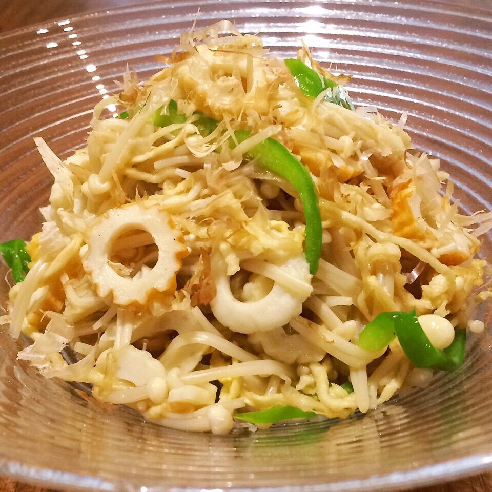 切り干し大根とえのきのポン酢おかか和え