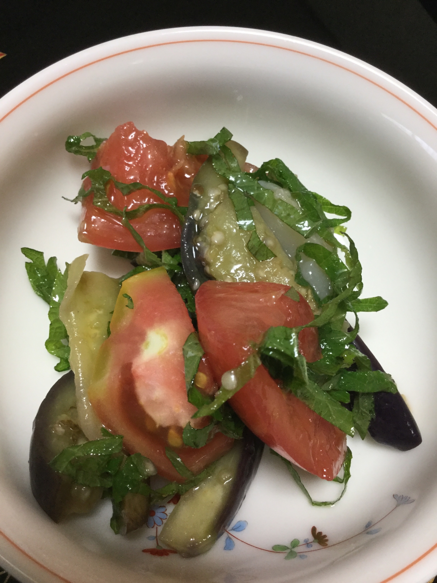 ホタテと夏野菜のサラダ