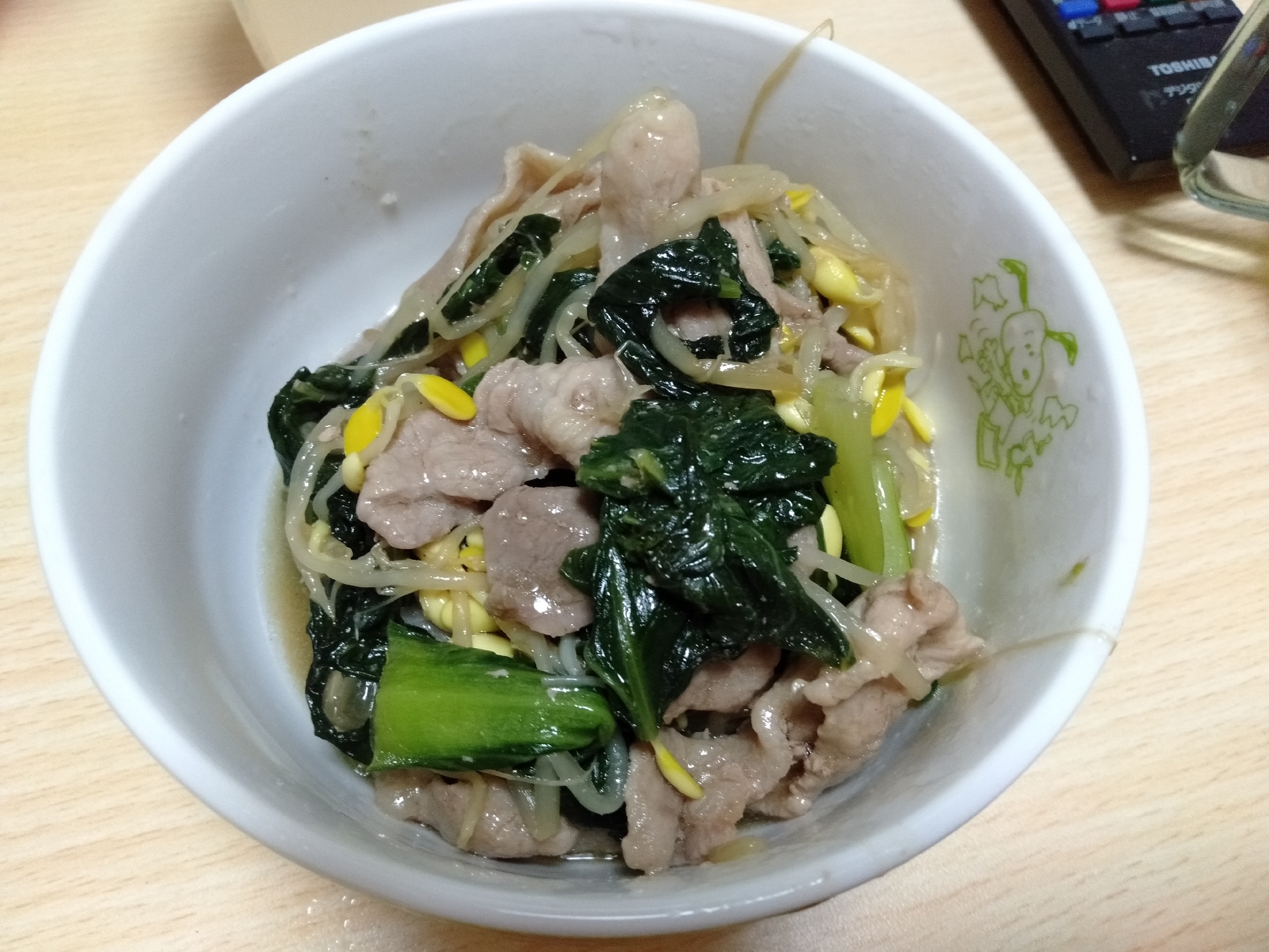 豚肉ほうれん草炒め