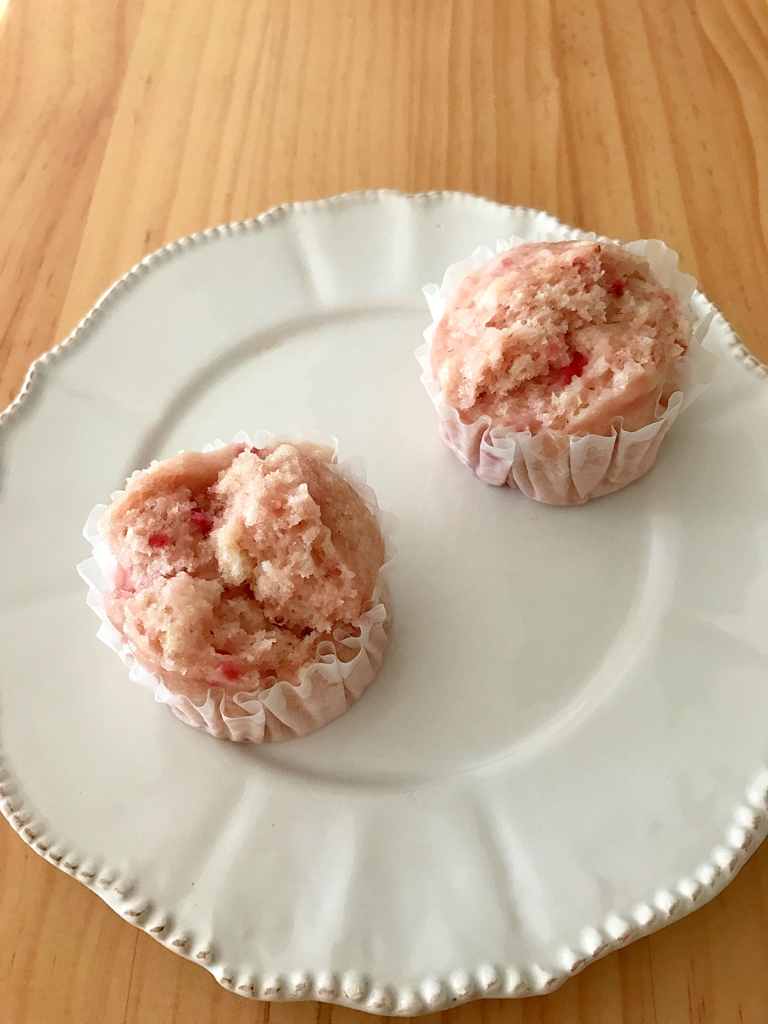 離乳食に いちごの蒸しパン レシピ 作り方 By 楽天レシピ