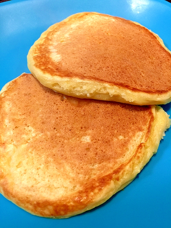 もっちり♪ヘルシー 豆腐入りホットケーキ