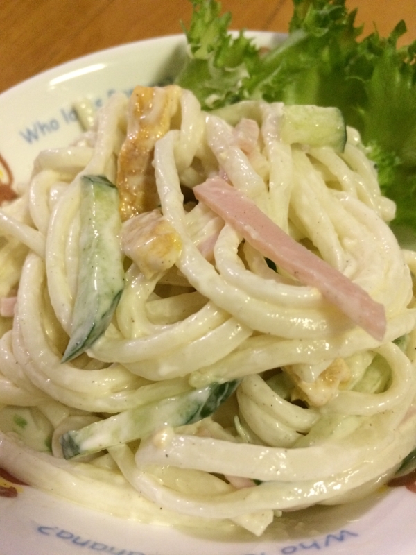 残ったそうめんで 簡単サラダ♡