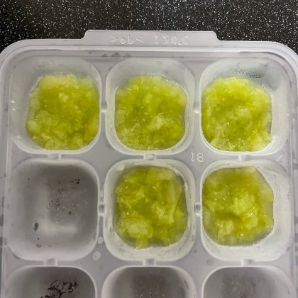 離乳食中期「きゅうり」冷凍保存法