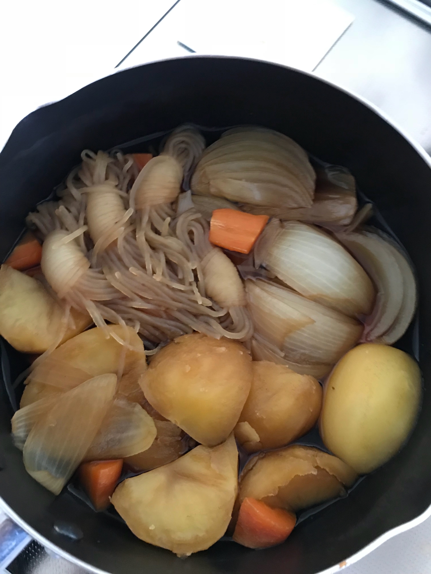 野菜と糸コンの煮物