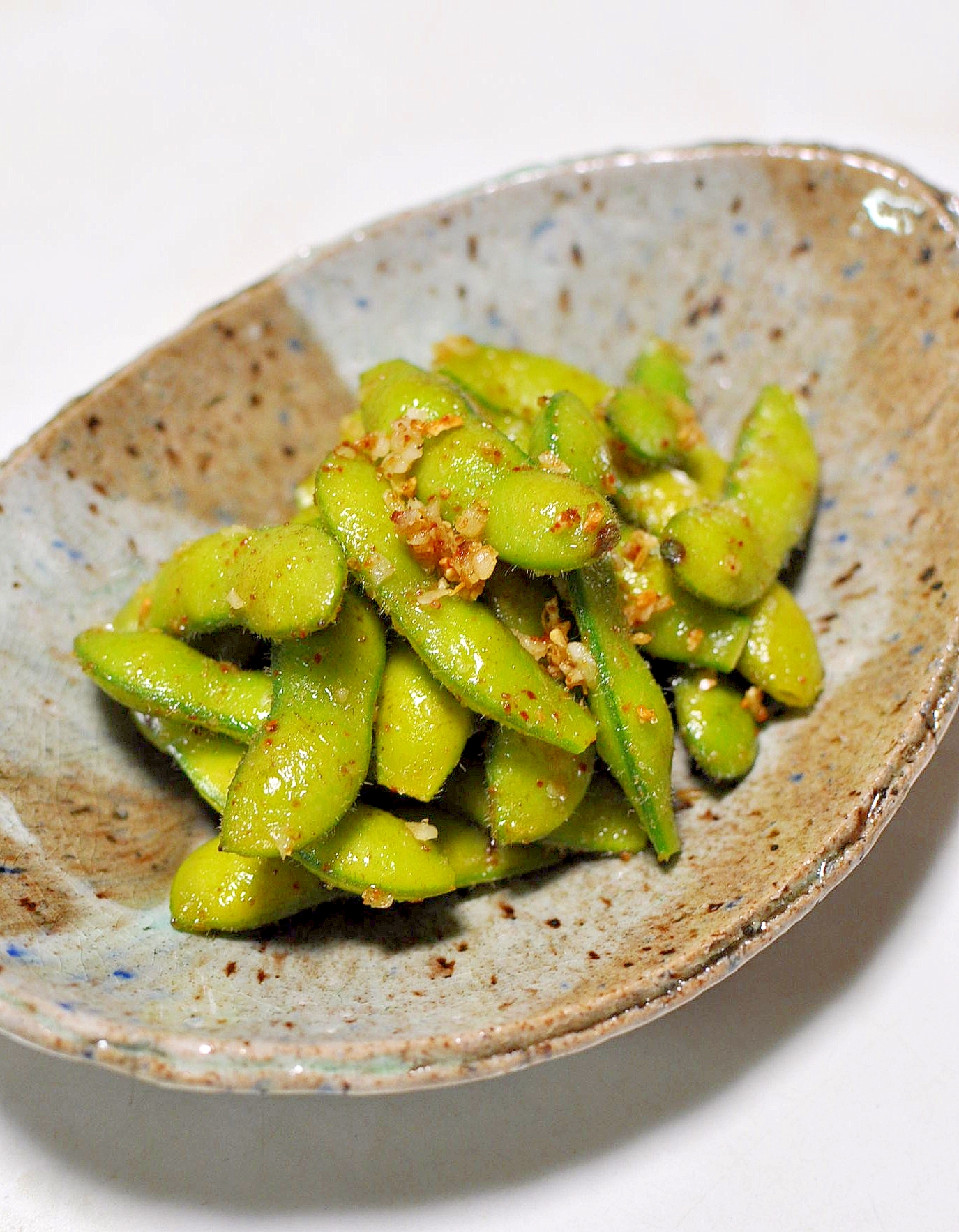枝豆のケイジャンスパイス炒め