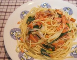 鮭と長ネギの和風パスタ レシピ 作り方 By Ru 楽天レシピ