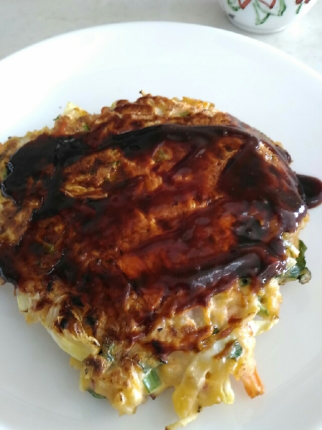 スパゲティリメイク お好み焼き