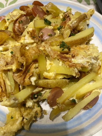 簡単ですが、しっかりメインのオカズぐらいになって、美味しかったデス！何か一品と思った時には、大正解デス。