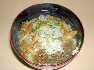 なめことトロロのトロトロラーメン