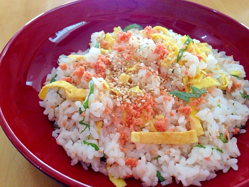 鮭フレークで簡単すぎるちらし寿司 レシピ 作り方 By Komukomu1217 楽天レシピ