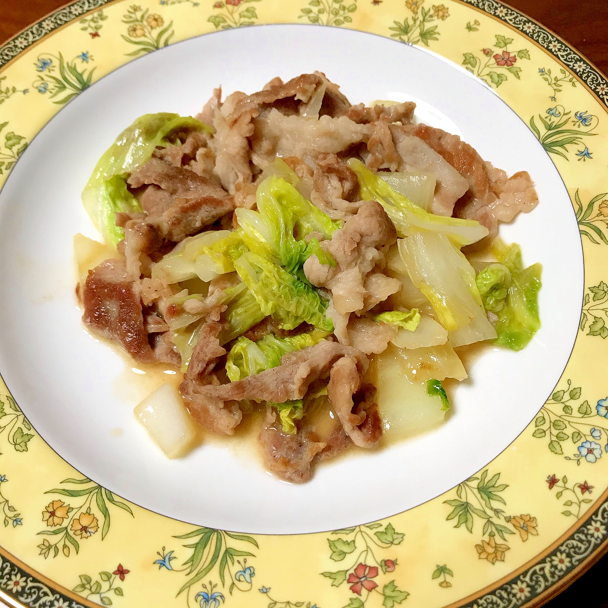 豚肉と白菜の中華煮