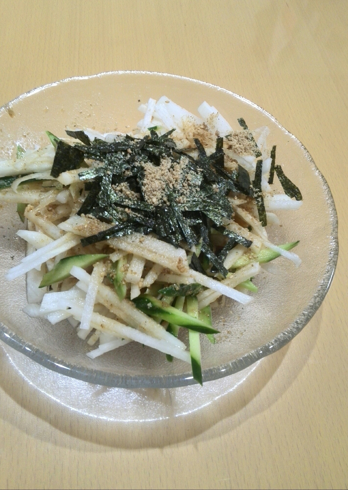 居酒屋の味! 大根ときゅうりのサラダ