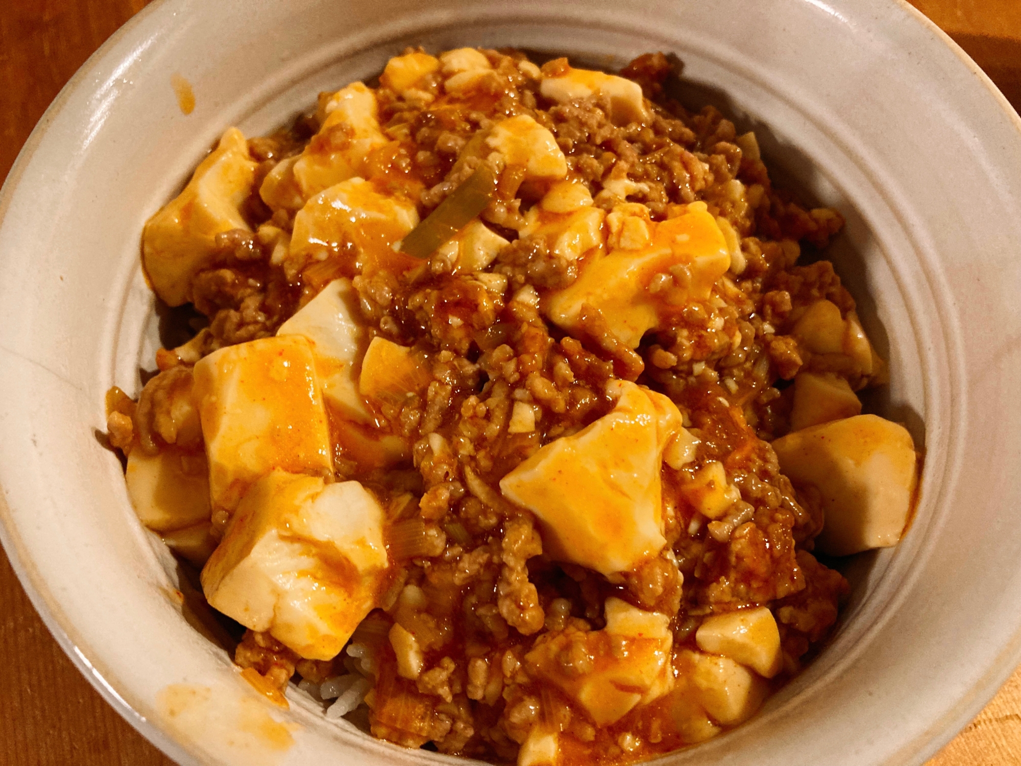 がっつり麻婆豆腐丼!!