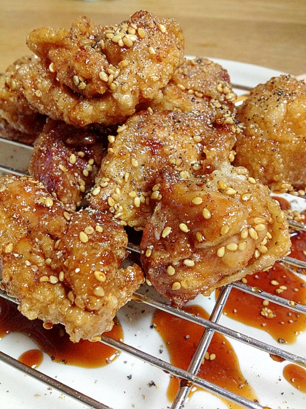 夕飯にお弁当に*間違いなしのカリッカリ甘辛唐揚げ*