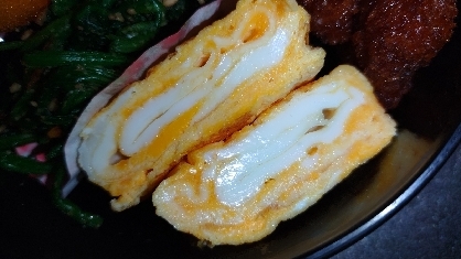 仕上げはレンジ！簡単卵焼き