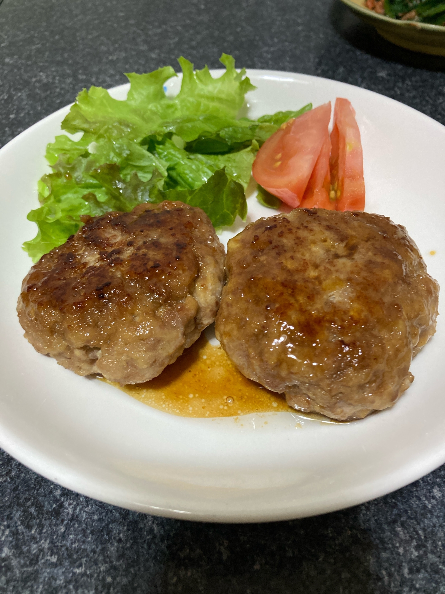 豚ひき肉と豆腐のハンバーグ