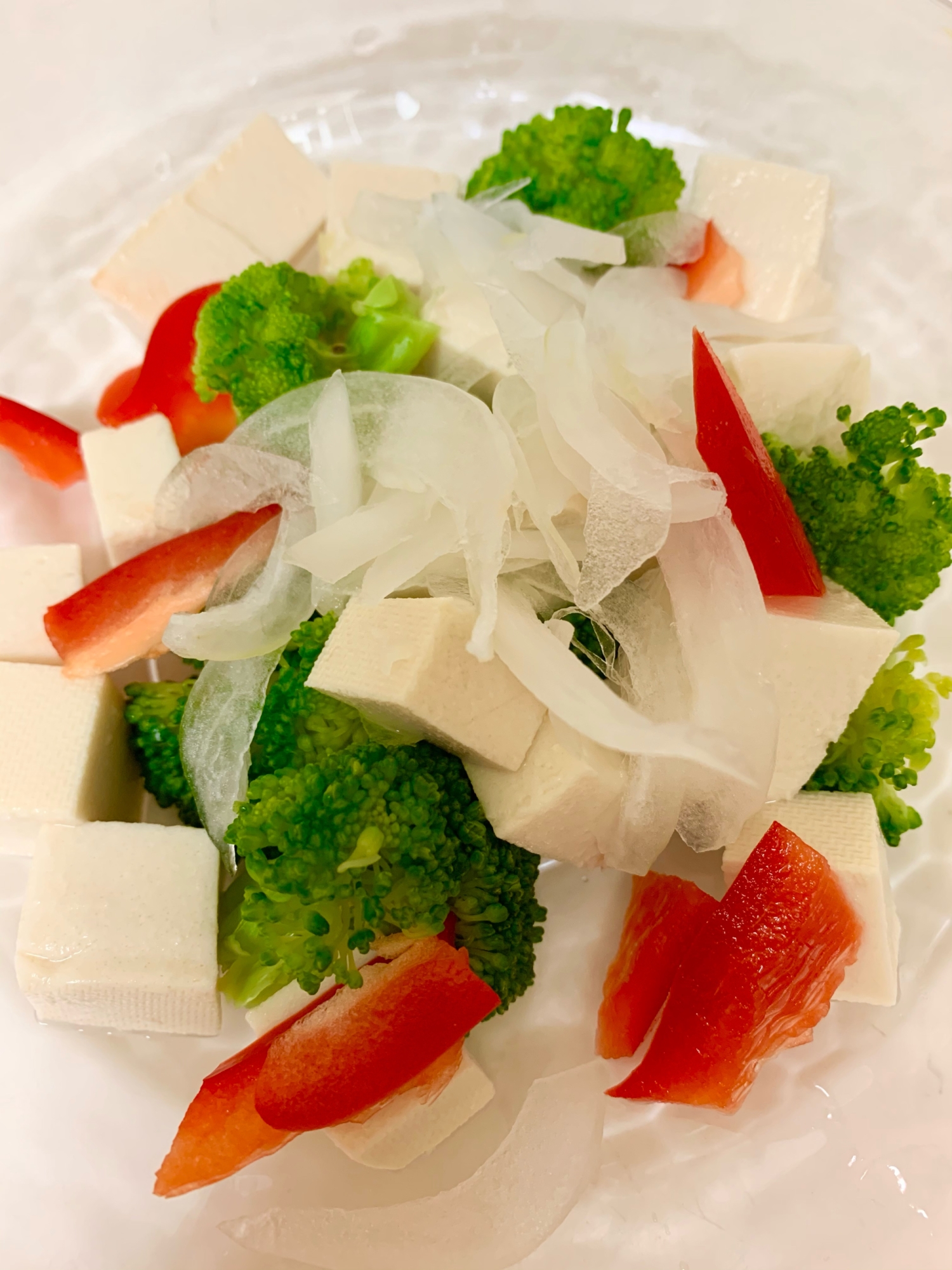 ☆豆腐と野菜の塩サラダ☆