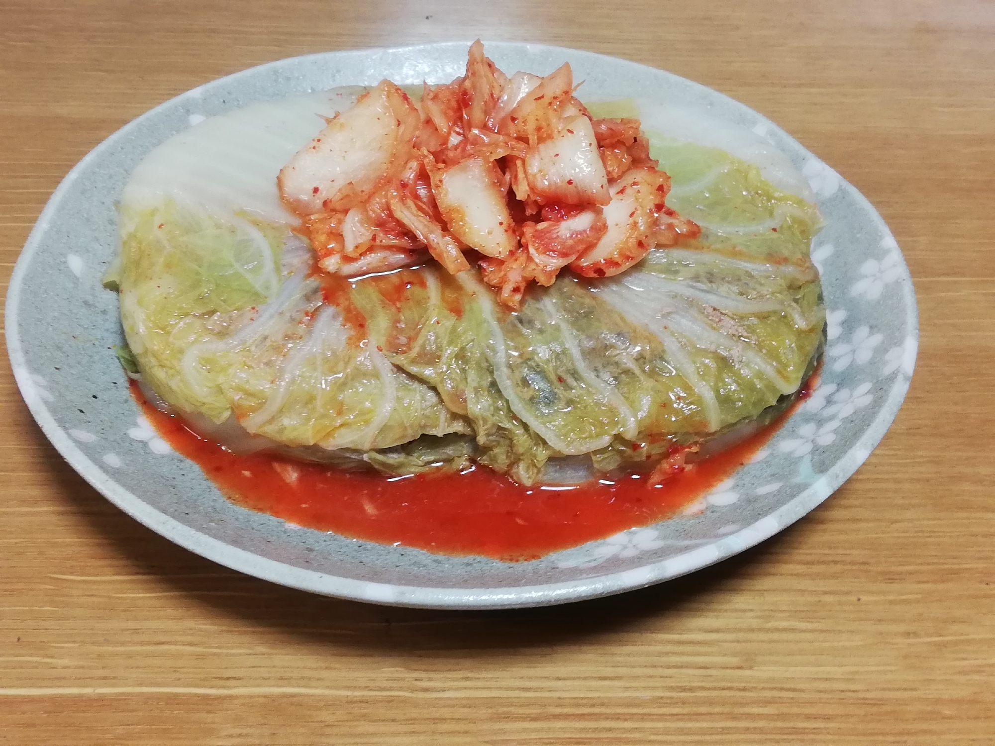 レンジで簡単白菜キムチひき肉のミルフィーユケーキ レシピ 作り方 By あおあおまる 楽天レシピ