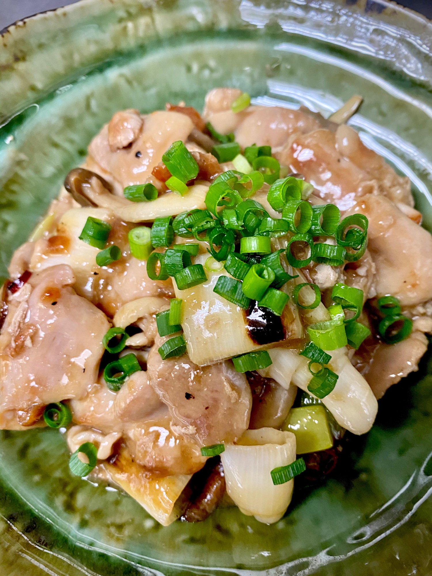 賄い！ピリ辛香味ネギ醤油チキン！