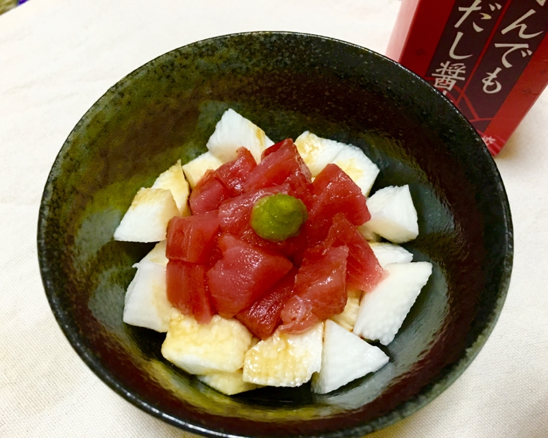 おうち居酒屋♪シャキシャキ長芋まぐろ♡