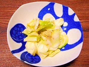 四川児菜と☆塩キャベツ
