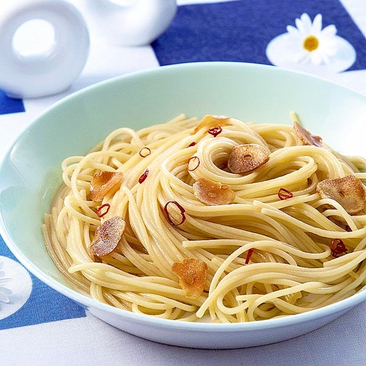 麺つゆアレンジで簡単♪青じそペペロンチーノ