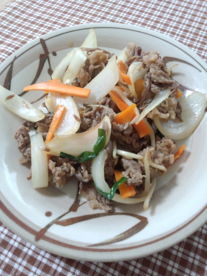 塩麹と焼き肉のタレで☆なんちゃってプルコギ