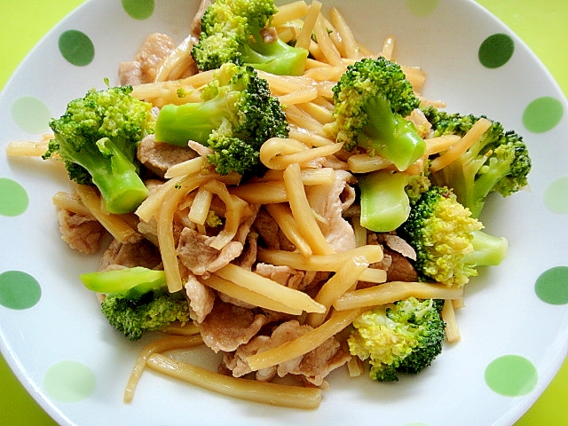 ブロッコリーと細切りたけのこ豚肉の中華炒め レシピ 作り方 By Mint74 楽天レシピ ブロッコリーと細切りたけのこ豚肉の中華炒め レシピ 作り方 By Mint74 楽天レシピ