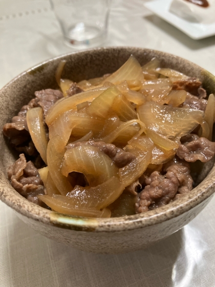 ♪♪吉●家より美味しい？ツユだく吉野家風牛丼♪♪