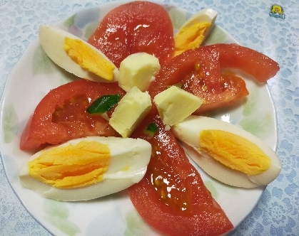 トマトとモッツァレラの簡単サラダ