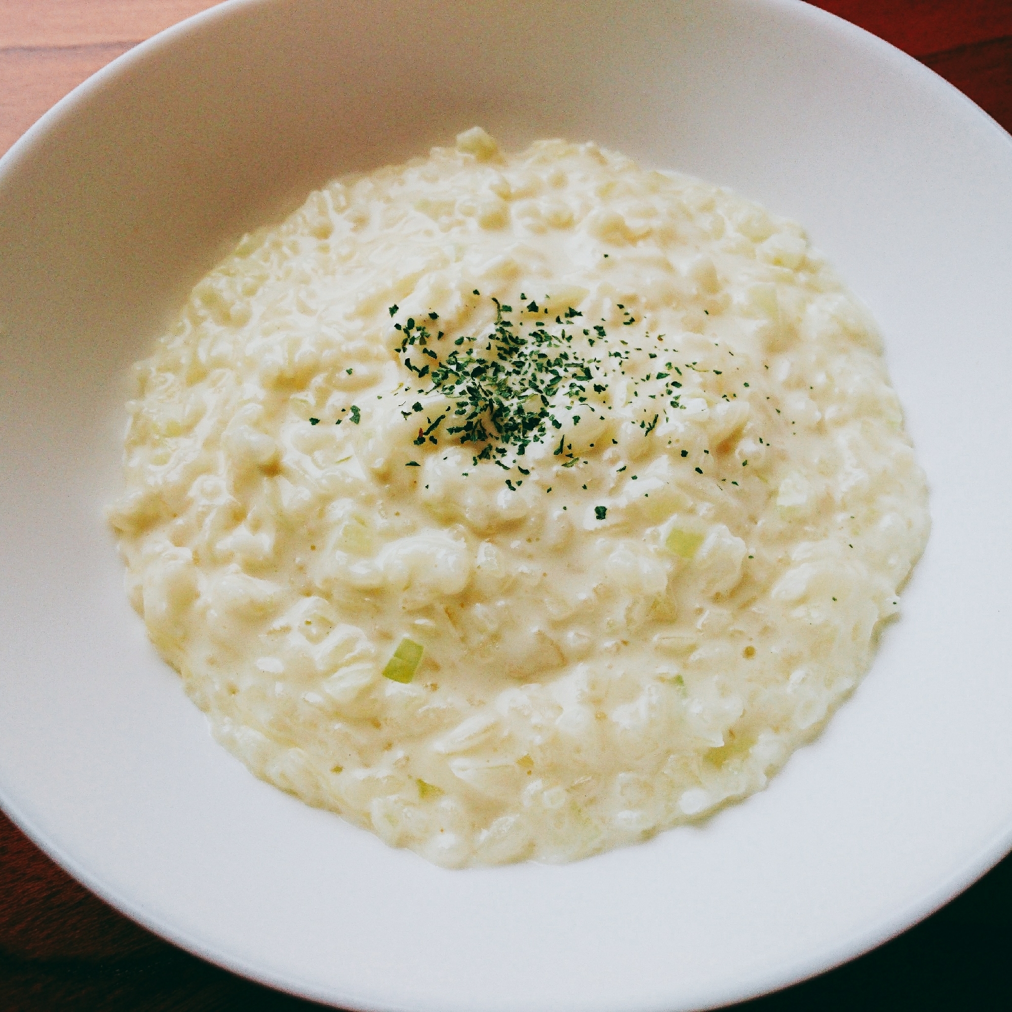 冷凍ご飯で簡単☆絶品ミルクチーズ雑炊