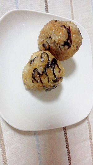 塩昆布を混ぜて焼いちゃった～