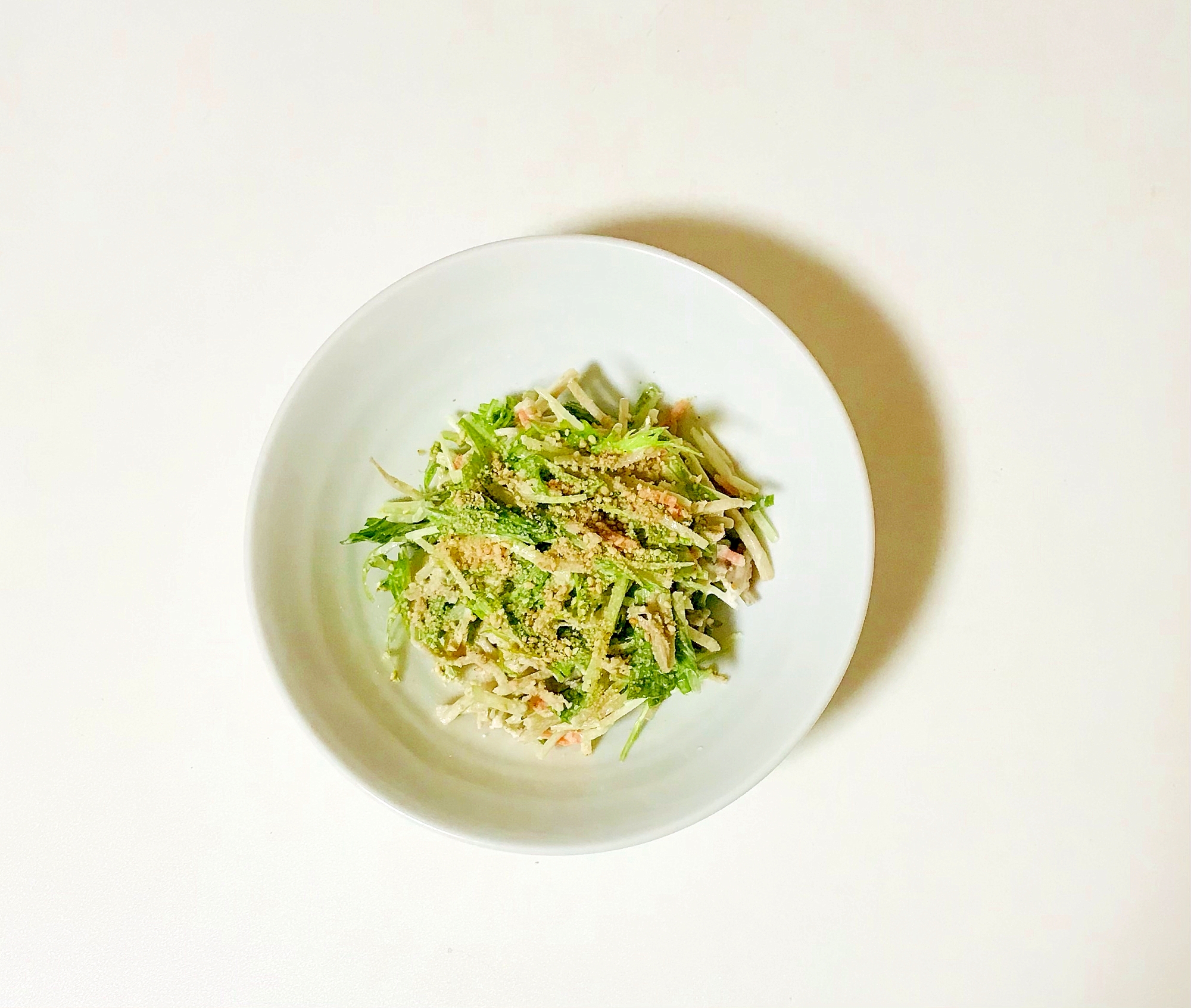 ごぼうと水菜の簡単サラダ