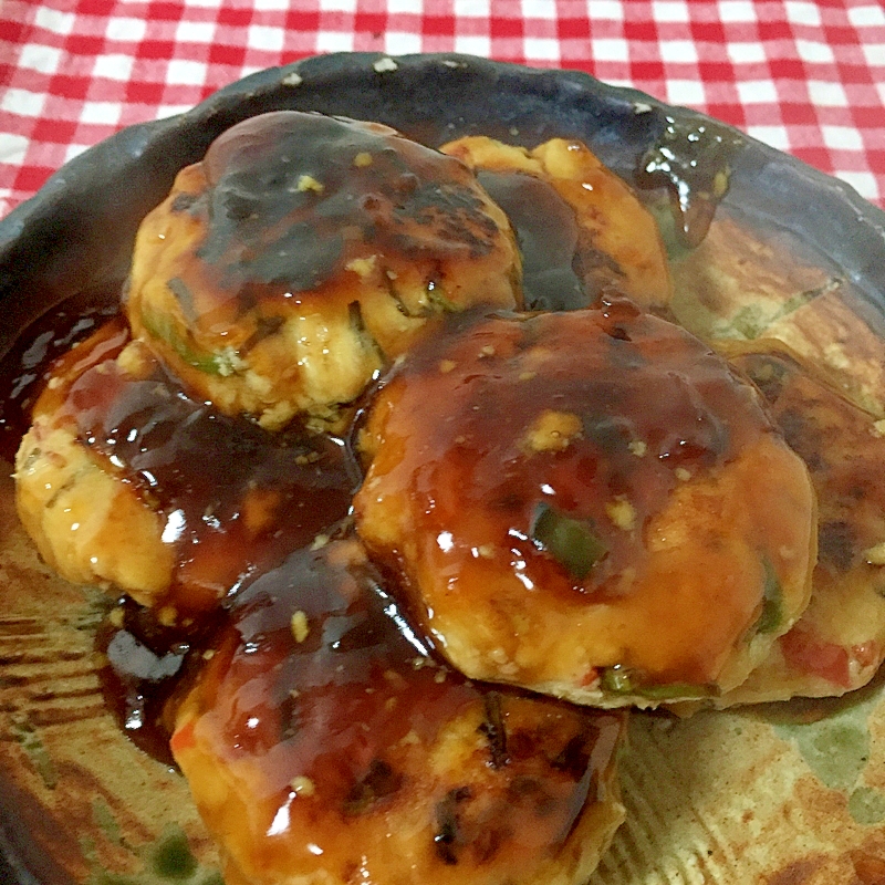 鶏つくねの照り焼き☆