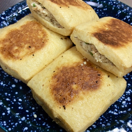 缶詰の味付けで充分だったので簡単でした！豆腐の水切りが面倒だったので生おからで代用しました。