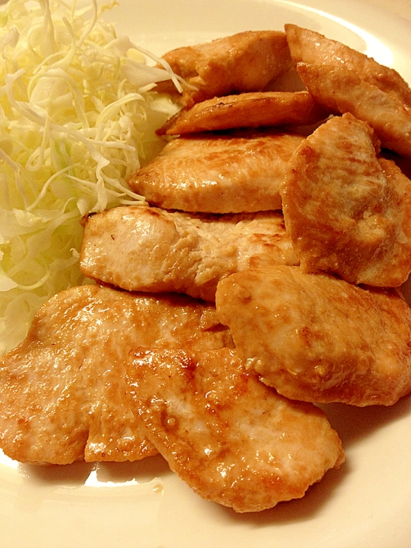 ムネ肉のヨーグルト漬け〜麺つゆ照り焼き〜