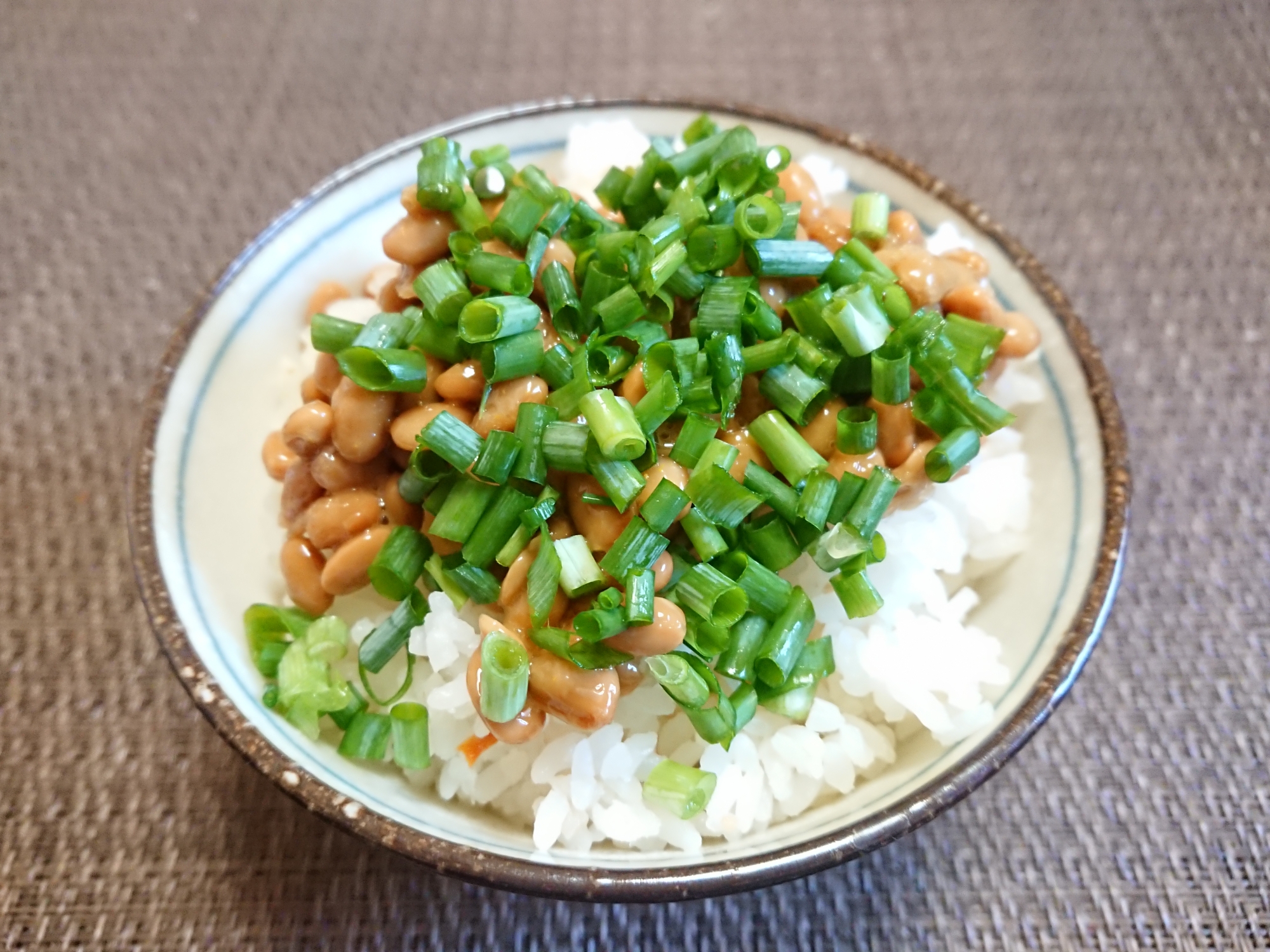 あさつき納豆ご飯