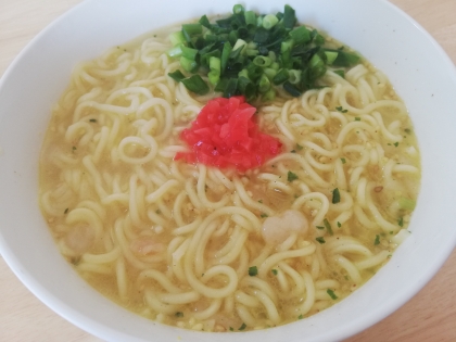 ５分で！バター＆天かす❤コクのある塩ラーメン♪