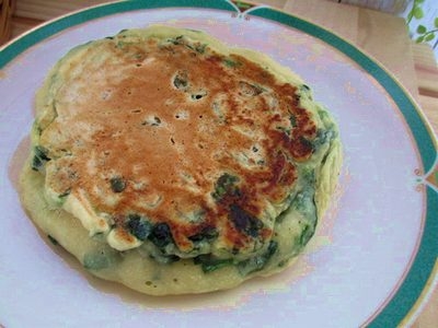 ほうれん草とお豆腐のパンケーキ【卵なし】