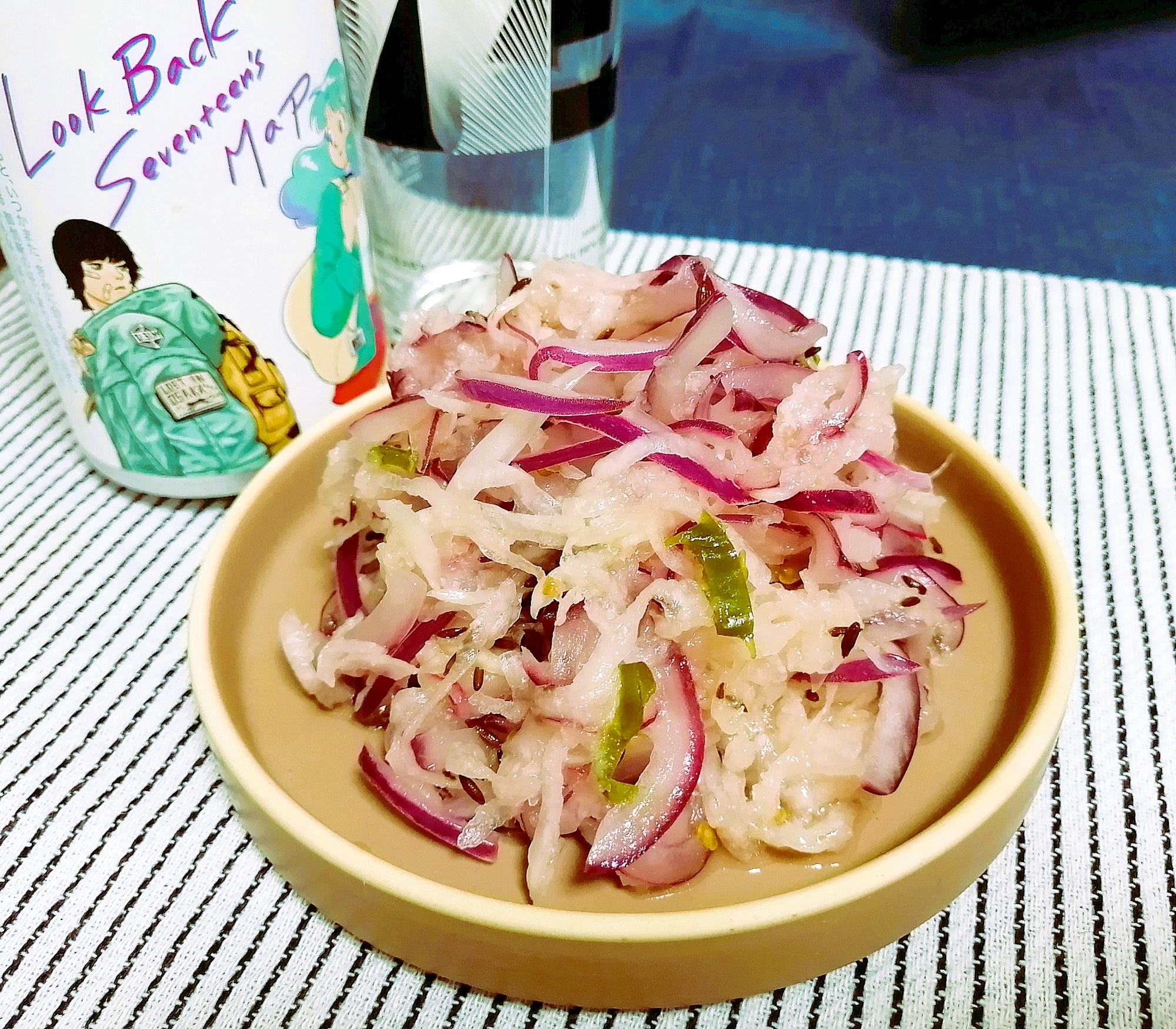 インドの野菜サラダ!大根と紫たまねぎのカチュンバル